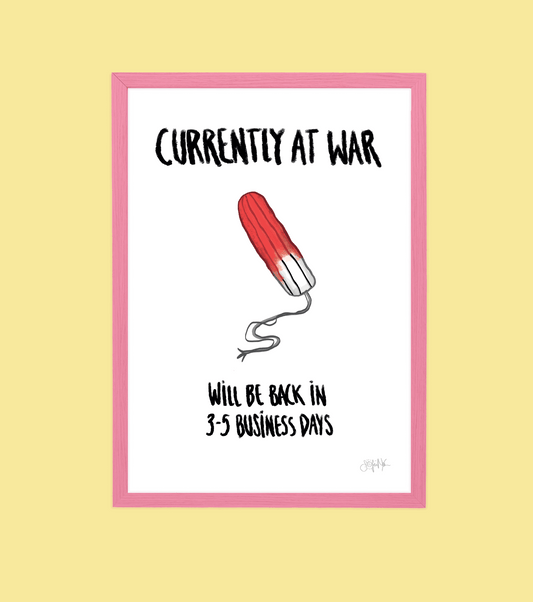 Håndtegnet plakat af Sofie Nørskov. Kunst der spreder glæde og starter samtaler! ✏️
Køb online på sofienørskov.dk. Levering 2-5 dage.