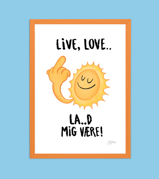 Håndtegnet plakat af Sofie Nørskov. Kunst der spreder glæde og starter samtaler! ✏️
Køb online på sofienørskov.dk. Levering 2-5 dage.